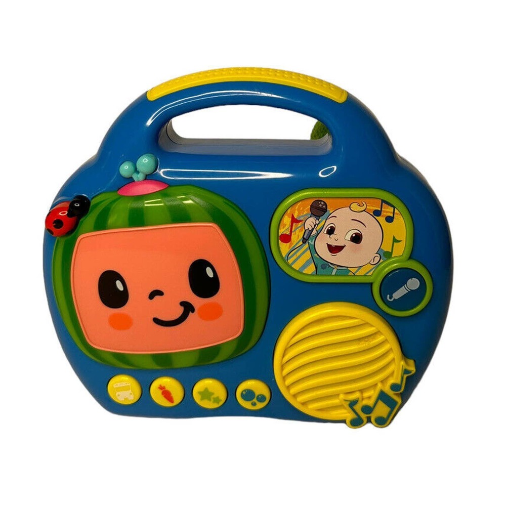 Cocomelon Sing Along Boombox with Microphone 18+ Months & Up Toddler Kid Toy